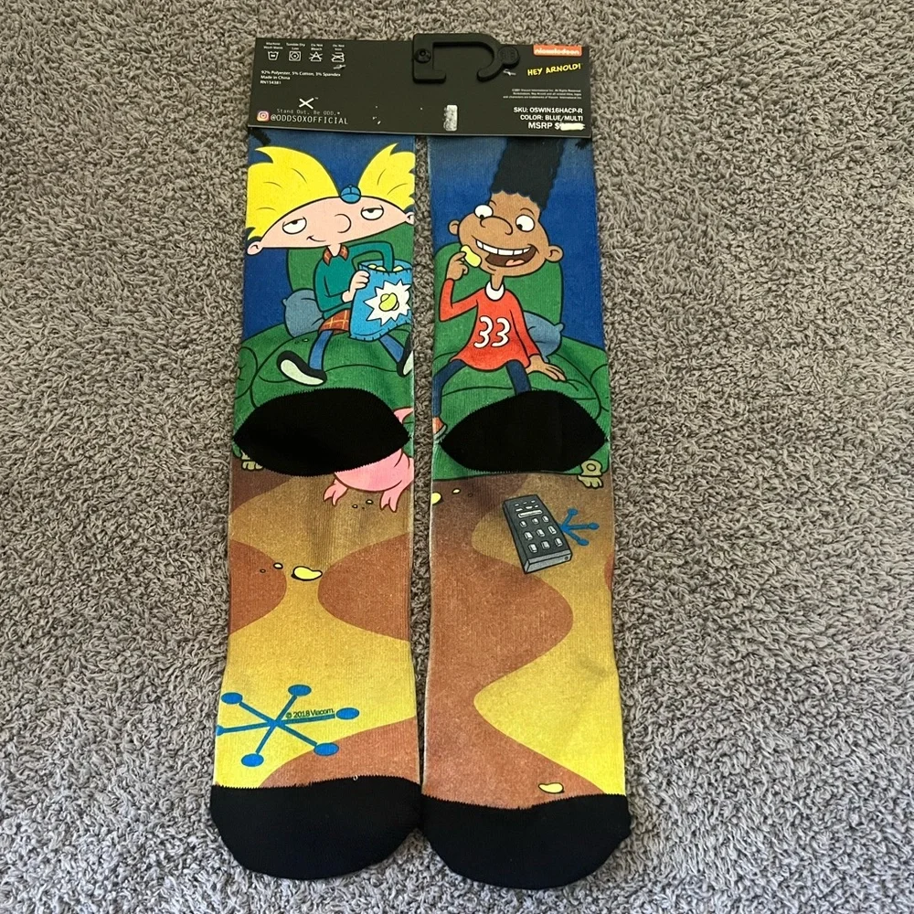 Hey Arnold crew socks NWT